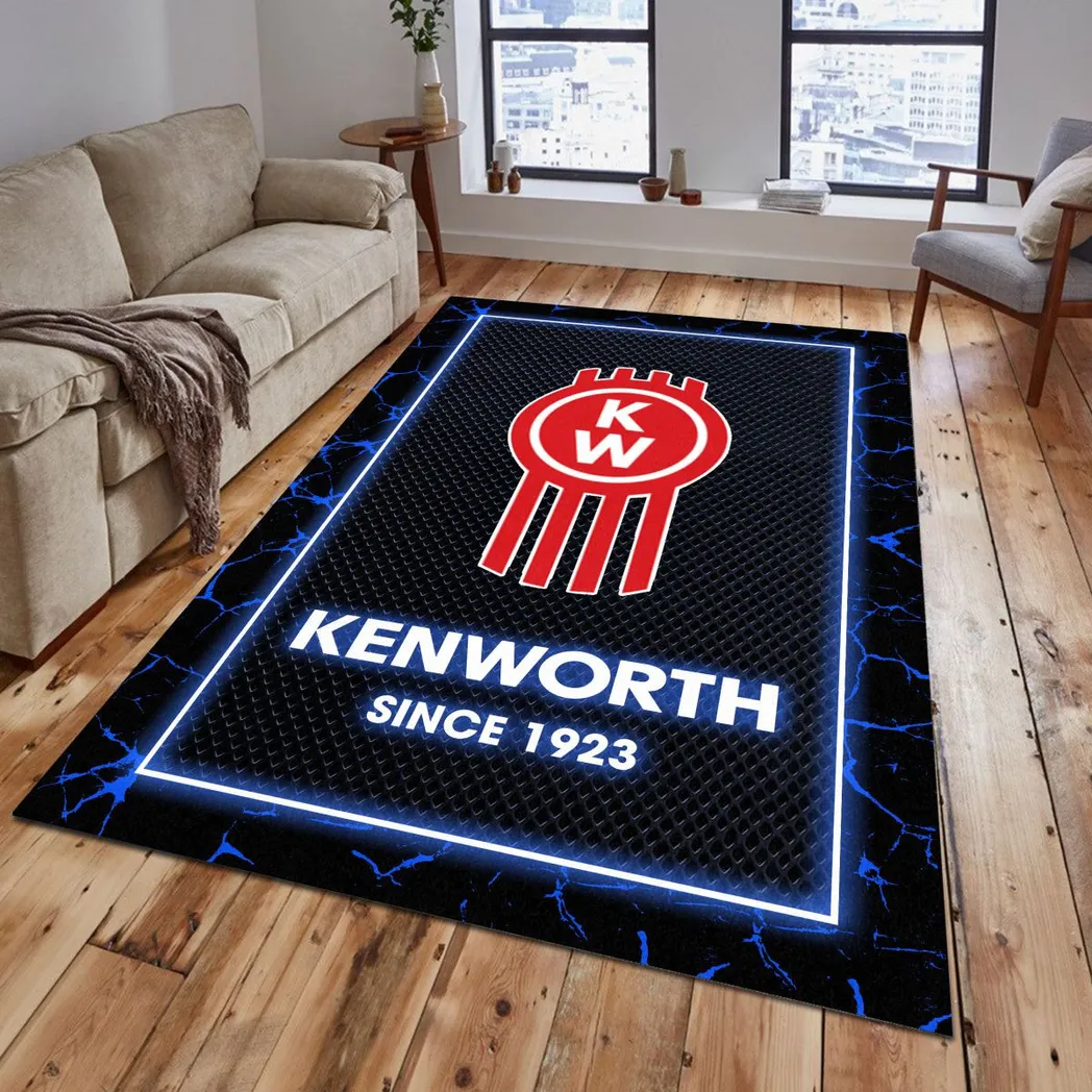 Truck Fans Gift Rug, Carpet All Over Print Gift For Truck Lovers CAR15003142517 - Blue