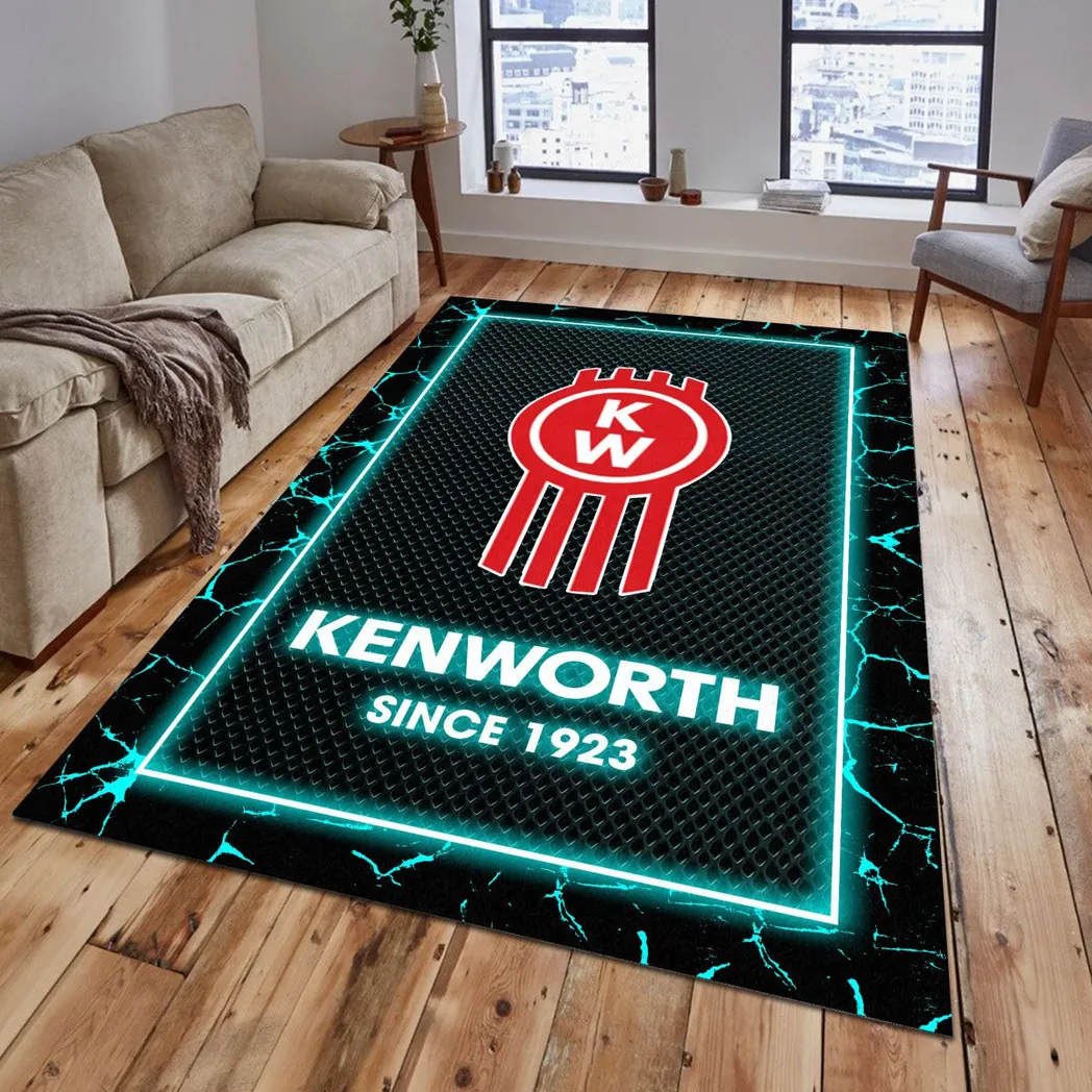 Truck Fans Gift Rug, Carpet All Over Print Gift For Truck Lovers CAR15003142517 - Cyan