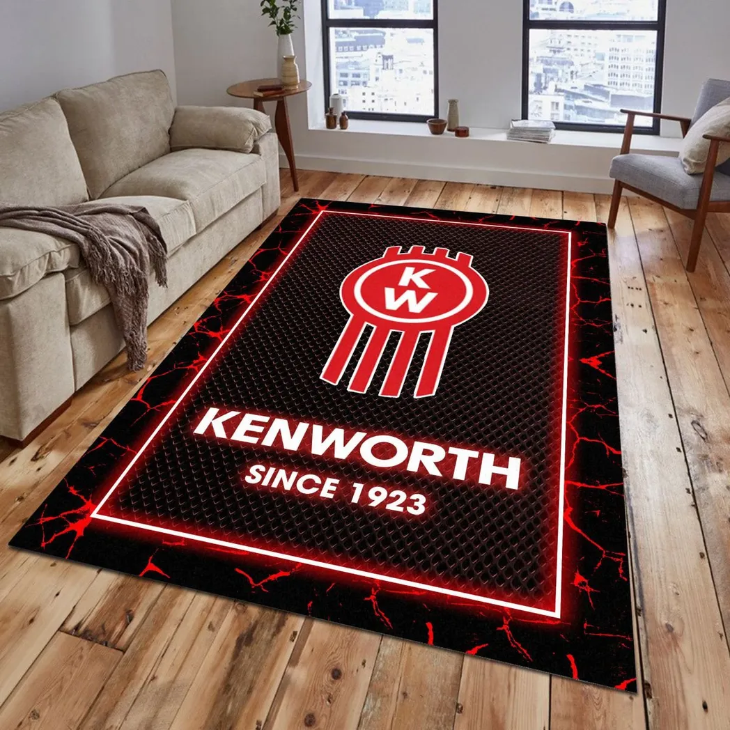 Truck Fans Gift Rug, Carpet All Over Print Gift For Truck Lovers CAR15003142517 - Red