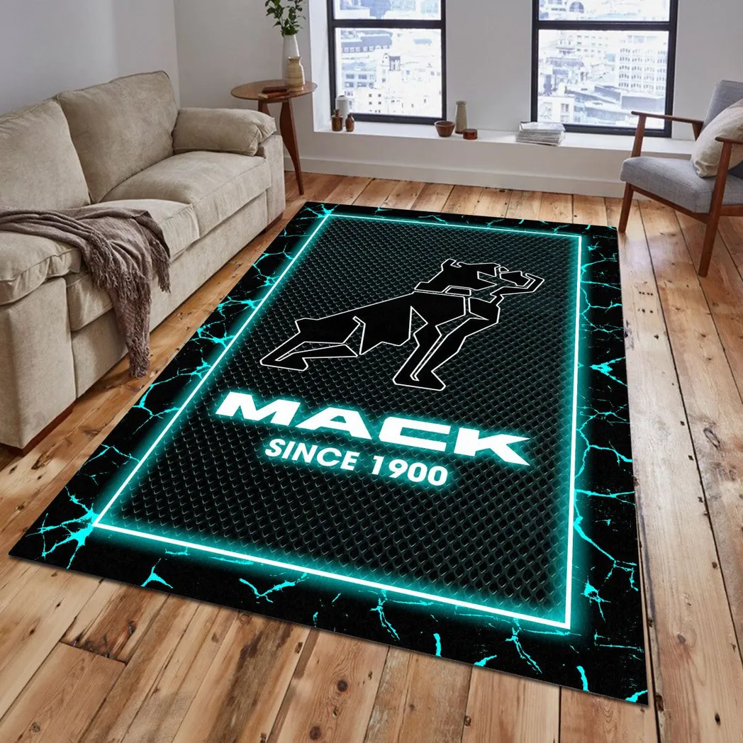 Truck Fans Gift Rug, Carpet All Over Print Gift For Truck Lovers CAR15003142518 - Cyan