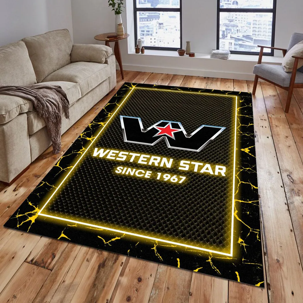 Truck Fans Gift Rug, Carpet All Over Print Gift For Truck Lovers CAR15003142536 - Yelloư