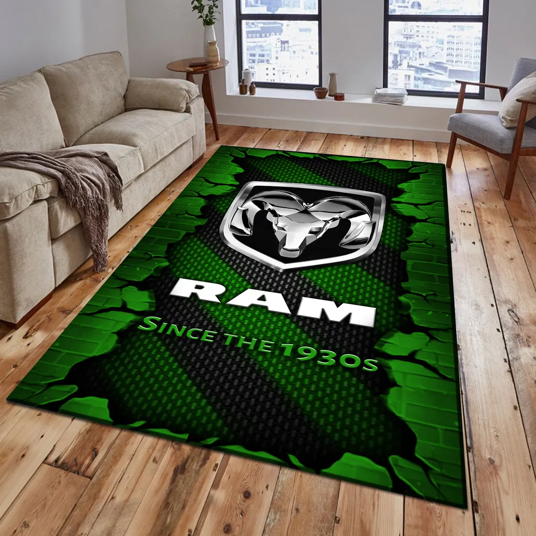Truck Fans Gift Rug, Carpet All Over Print Gift For Truck Lovers CAR18403172573 - Green