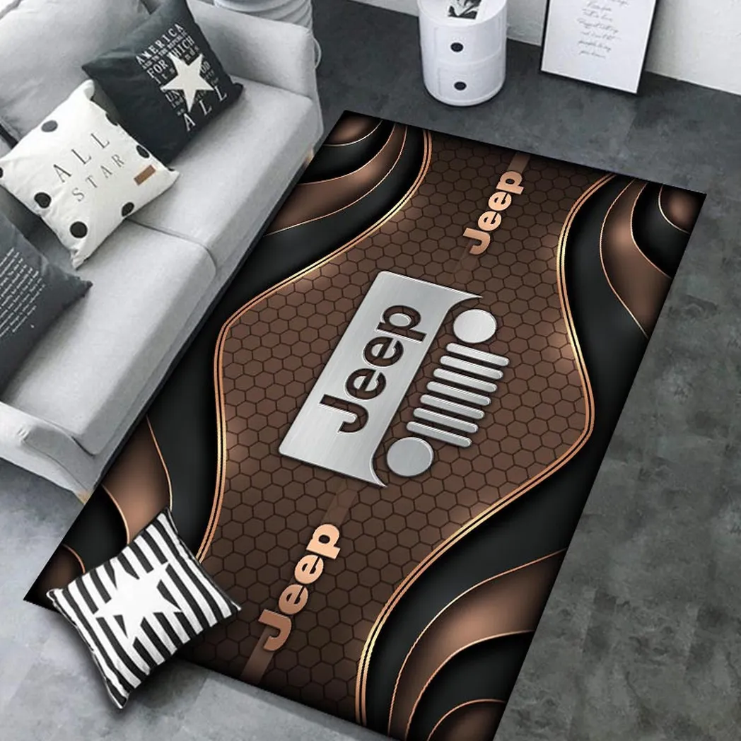 Truck Fans Gift Rug, Carpet All Over Print Gift For Truck Lovers CAR189032125598 - Brown