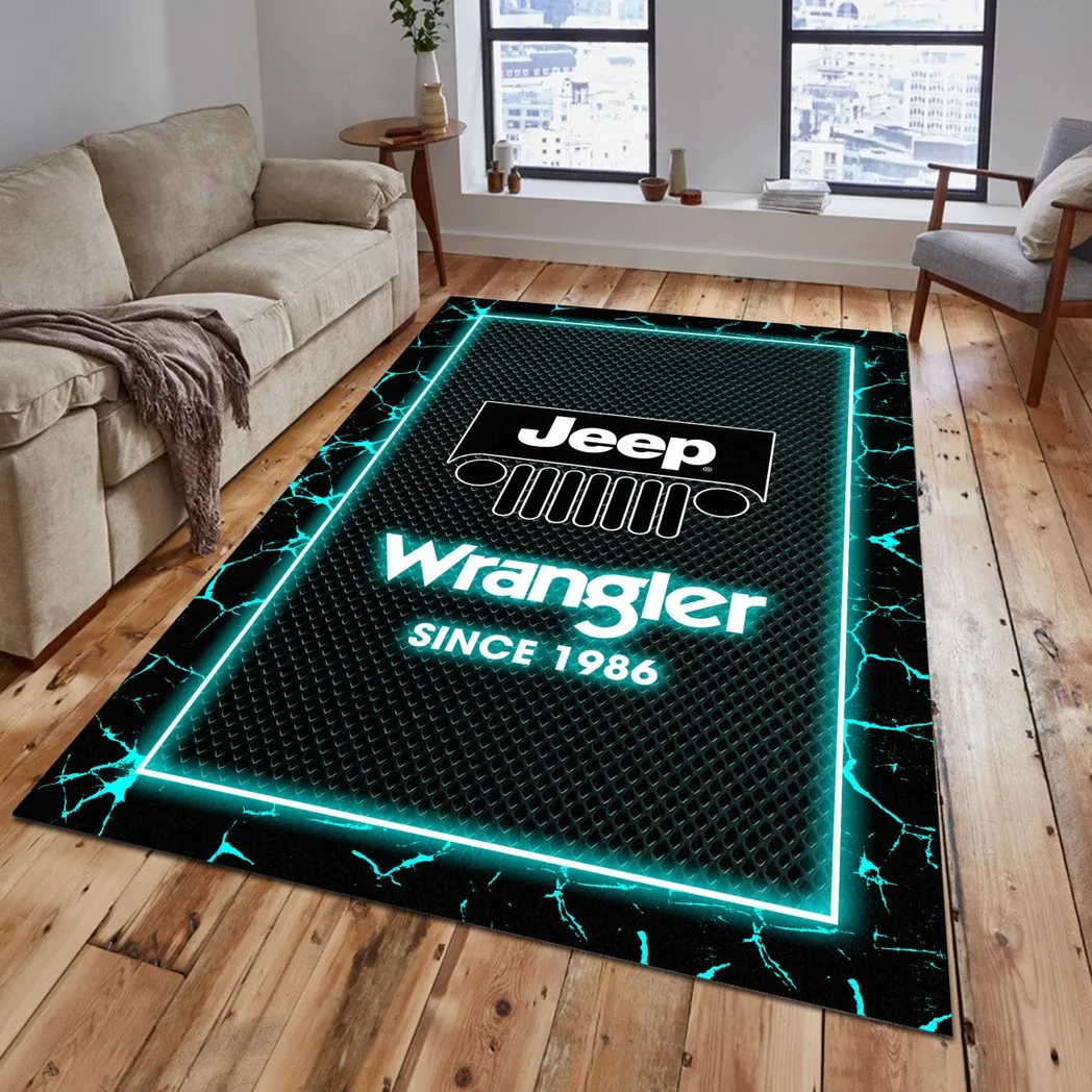 Truck Fans Gift Rug, Carpet All Over Print Gift For Truck Lovers CAR5202192538 - Cyan