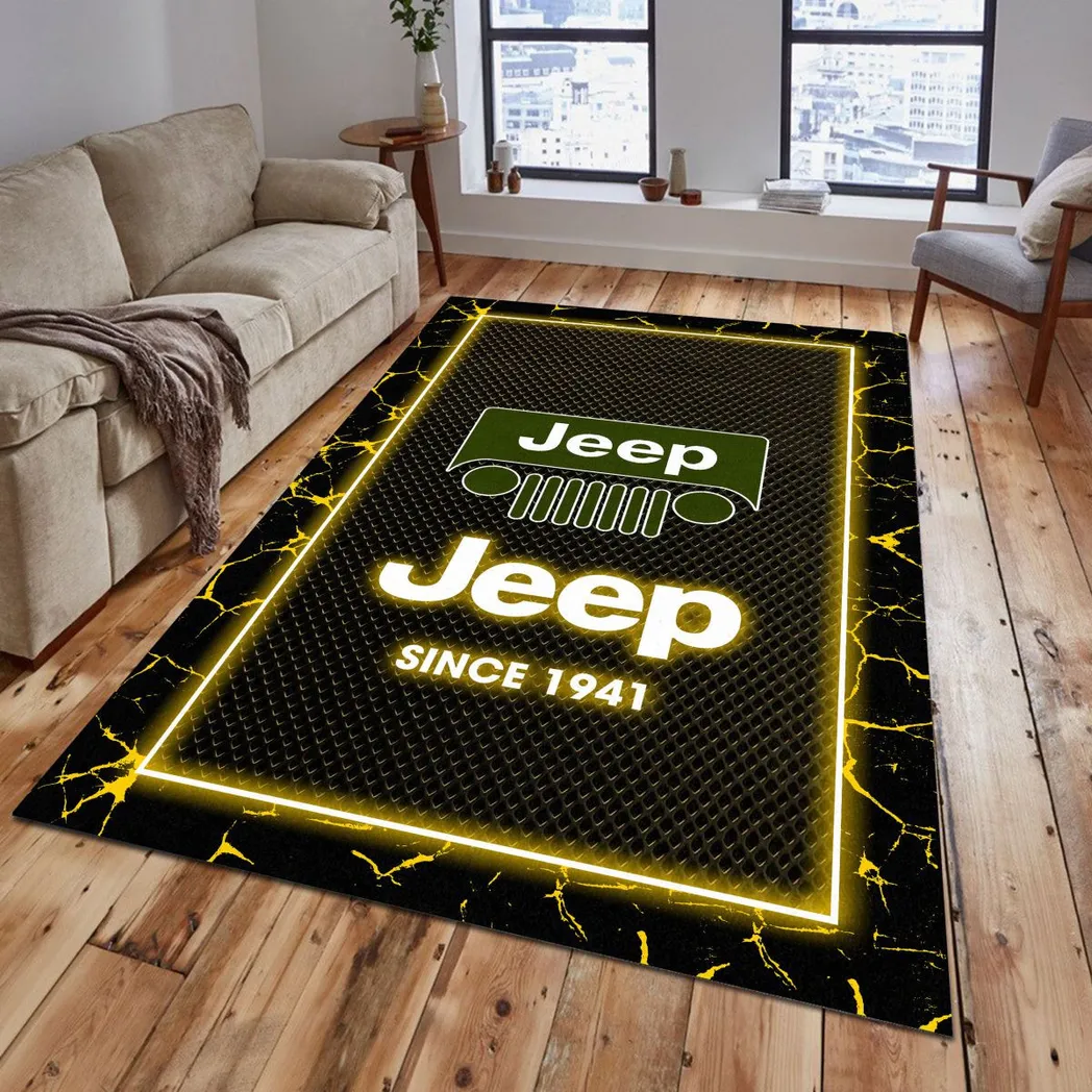 Truck Fans Gift Rug, Carpet All Over Print Gift For Truck Lovers CAR5202192539 - Yellow