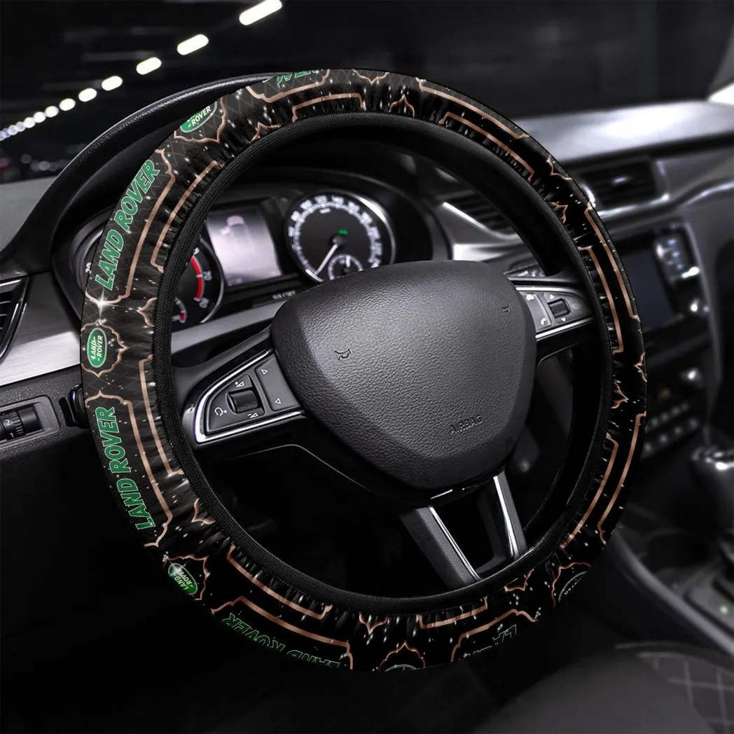 Truck Fans Gift Steering Wheel Cover, Wheel Protector All Over Print Gift For Car Owner - Brown CAR55021425248