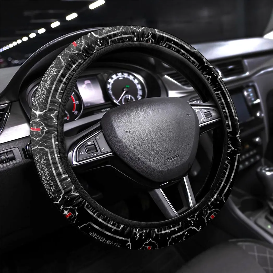 Truck Fans Gift Steering Wheel Cover, Wheel Protector All Over Print Gift For Car Owner - White CAR145021725333-7