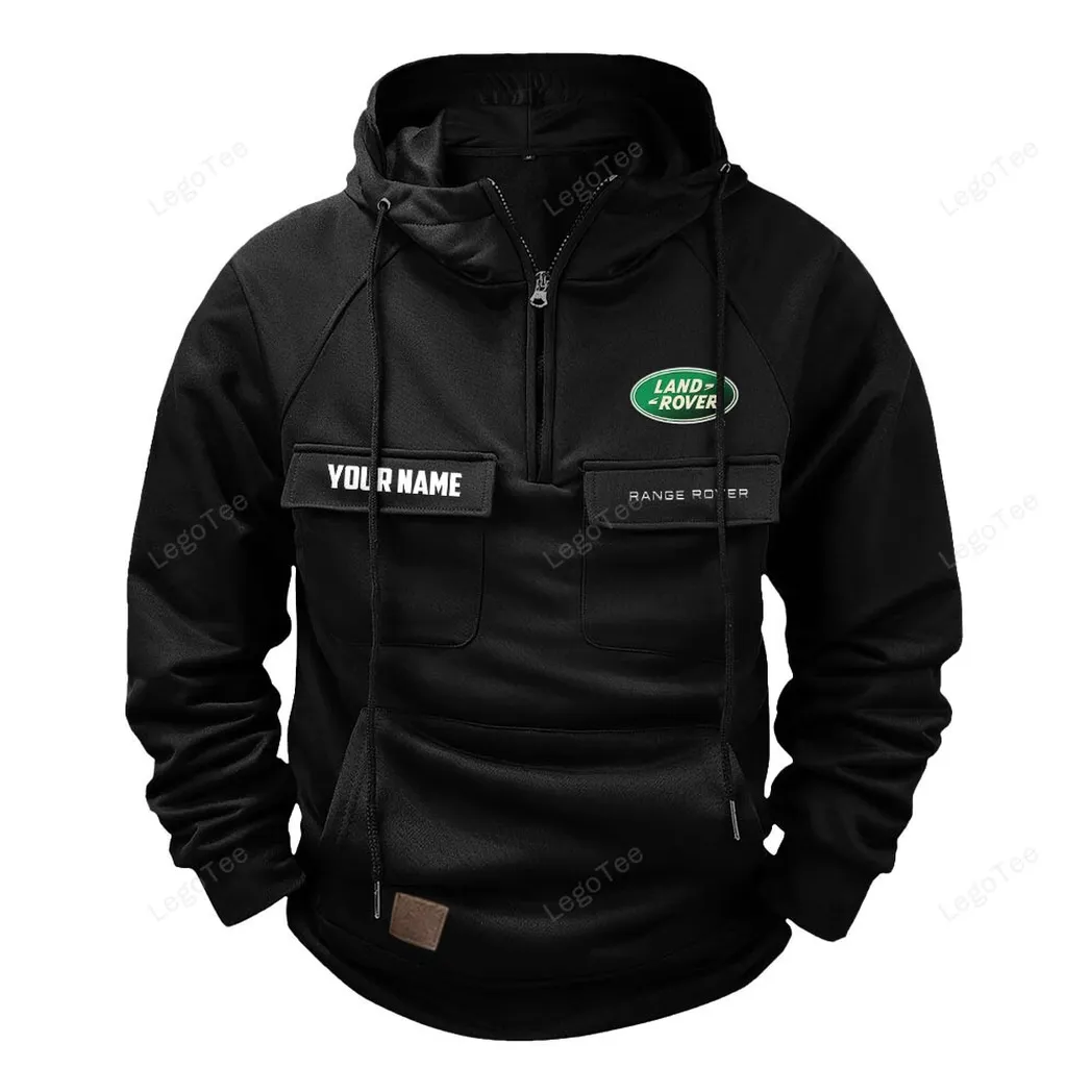 Truck Fans Gift Tactical Quarter Zip Hoodie, Hoodie All Over Print For Truck Lovers - Black CAR109021425393-2