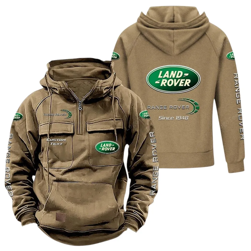Truck Fans Gift Tactical Quarter Zip Hoodie, Hoodie All Over Print For Truck Lovers - Khaki CAR96021425688-4