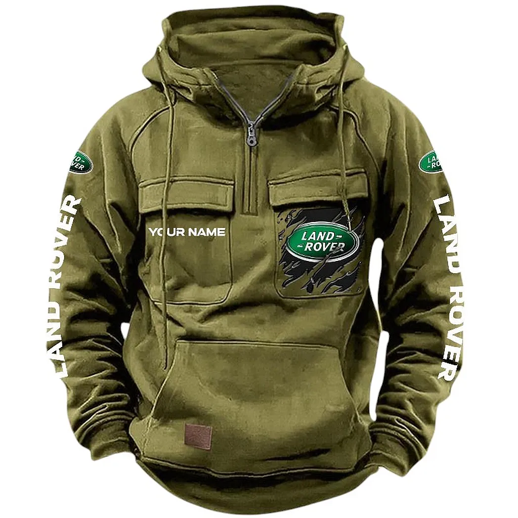 Truck Fans Gift Tactical Quarter Zip Hoodie, Hoodie All Over Print For Truck Lovers CAR164022425178 - Army Green