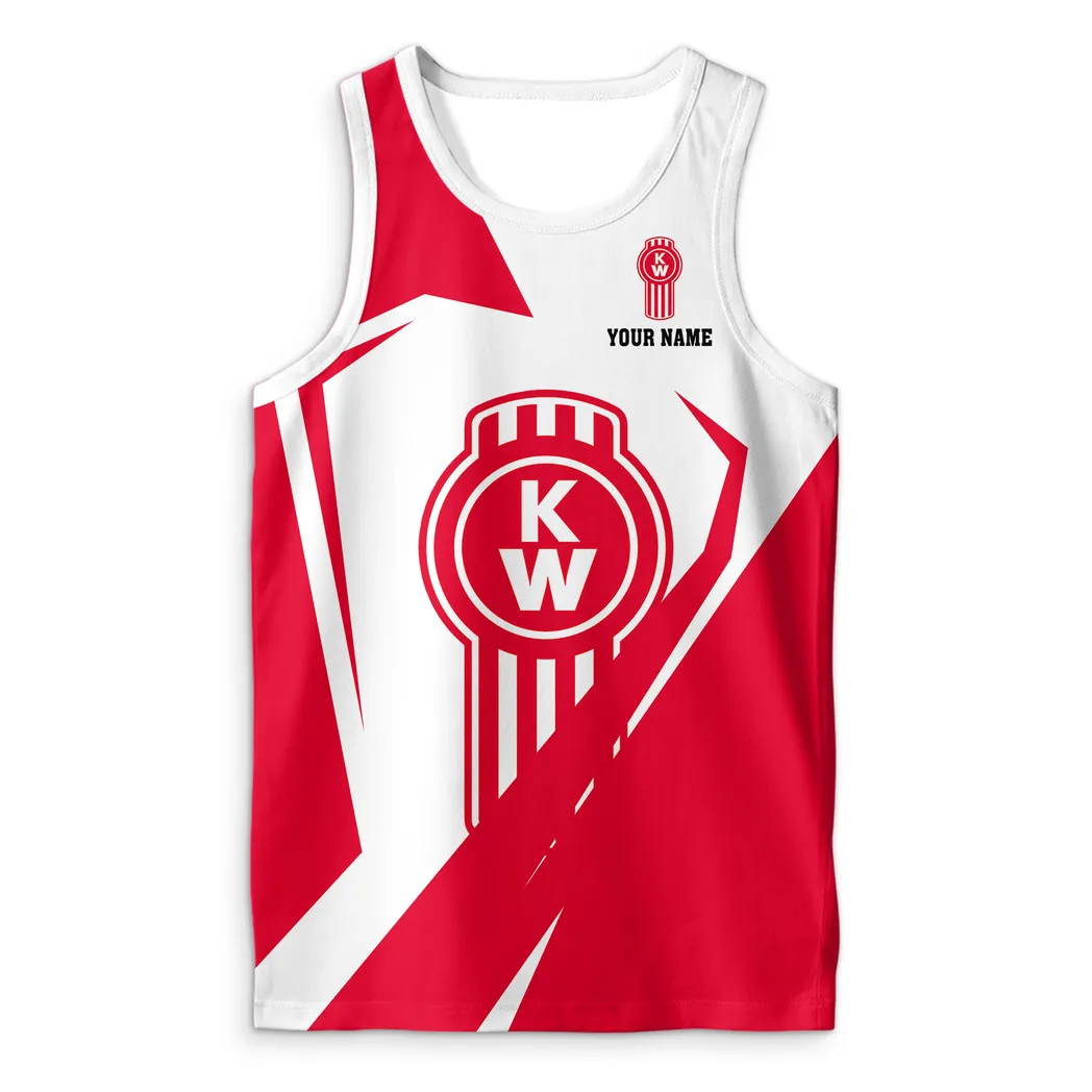 Truck Fans Gift Tank Top, Sleeveless Shirt Style Classic Gift For Auto Enthusiasts, Custom Name KETT360404202502