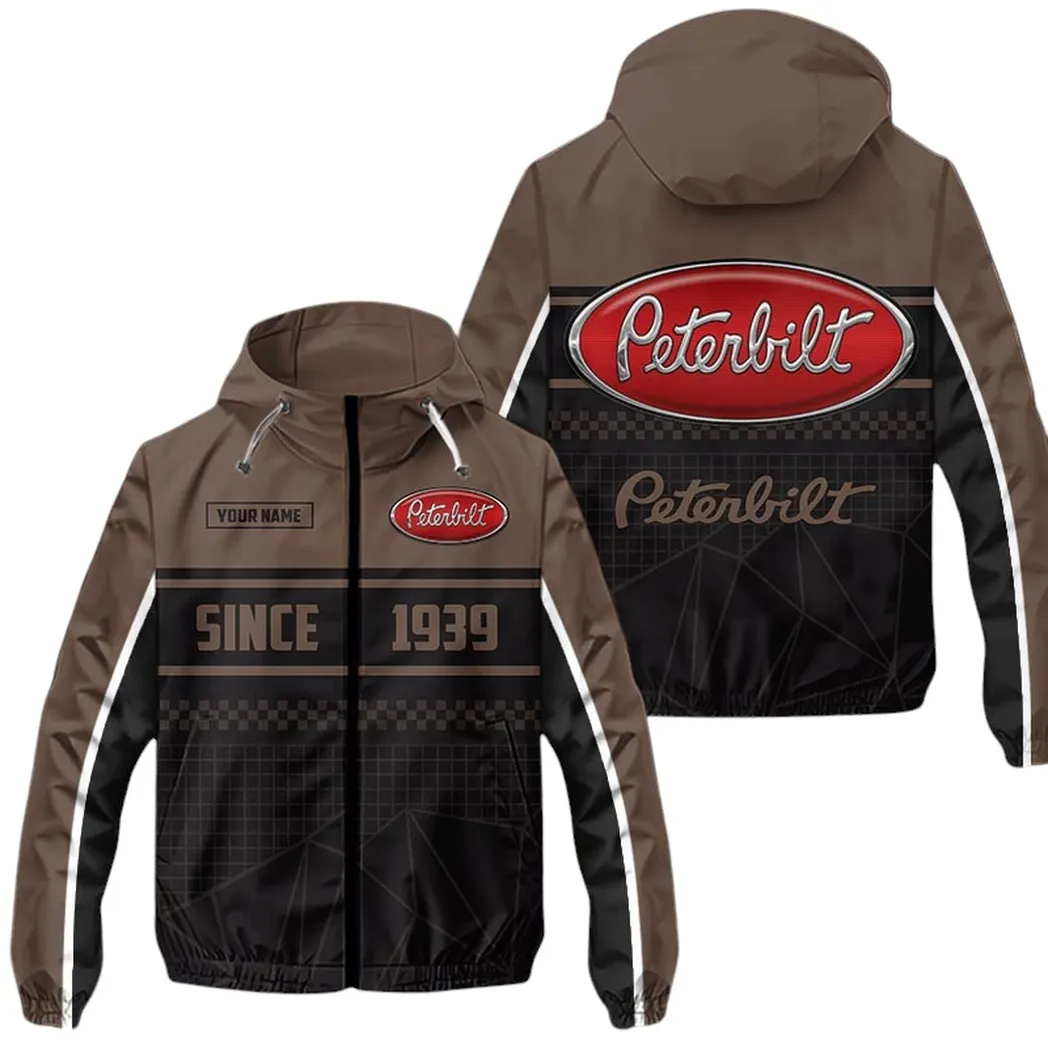 Truck Fans Gift Windbreaker Jacket, Jacket All Over Print For Truck Fan CAR305031825225 - Brown