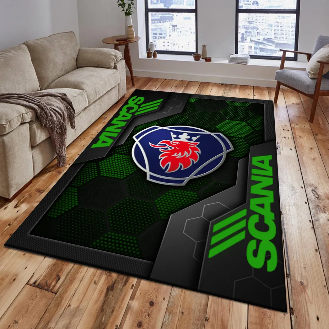 Truck Lovers Gift Rug, Carpet All Over Print Gift For Truck Fan CAR182031525025 - Green