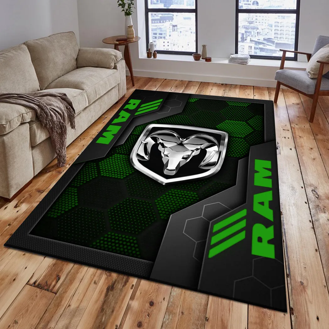 Truck Lovers Gift Rug, Carpet All Over Print Gift For Truck Fan CAR182031525066 - Green
