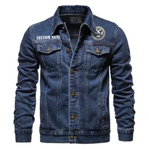 Car Fans Gift Denim Jacket, Denim Jacket All Over Print Gift For Car Enthusiasts CAR1901132300 - Dark Blue
