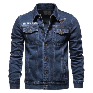 Car Fans Gift Denim Jacket, Denim Jacket All Over Print Gift For Car Enthusiasts CAR1901132306 - Dark Blue