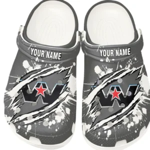 Truck Fans Gift Crocs, Clogs All Over Print Gift For Truck Owner, Custom Name CAR15303042530 - White