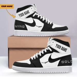 Car Fan Gift Air Jordan 1 High, Nike Sneaker All Over Print For Car Owners, Custom Name CAR317032425689 - White