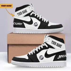 Car Enthusiasts Gift Air Jordan 1 High, Nike Sneaker All Over Print For Car Owners, Custom Name CAR317032425708 - White
